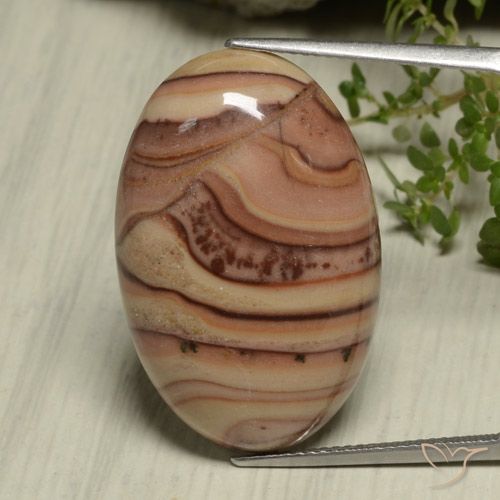 24.05ct Natural Multicolorido Jaspe, oval, Opaco