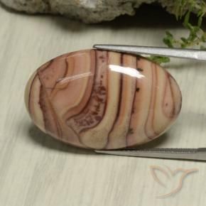 Jaspe Multicolorido Natural 24.05ct, oval, Opaco