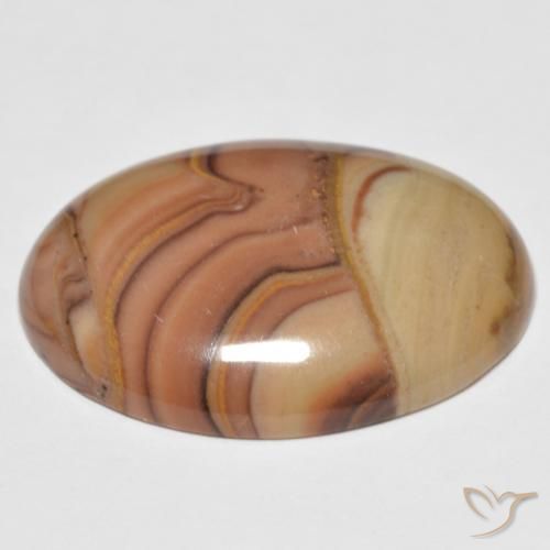 Jaspe Multicolorido Natural 23.68ct, oval, Opaco