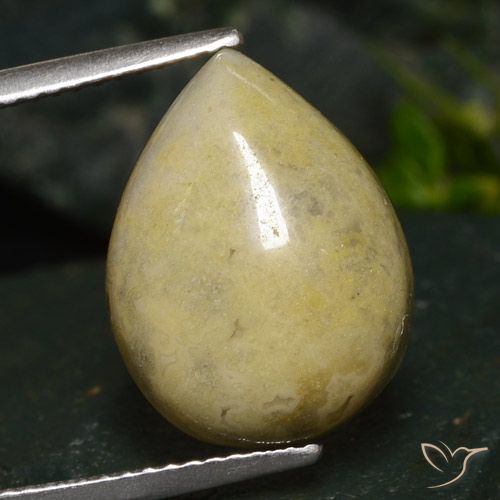 8.67ct Natural Multicolorido Jaspe, Formato de pêra, Opaco