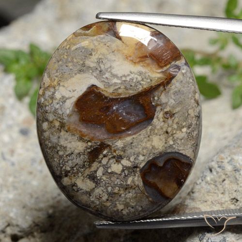 29.47ct Natural Multicolorido Jaspe, oval, Opaco