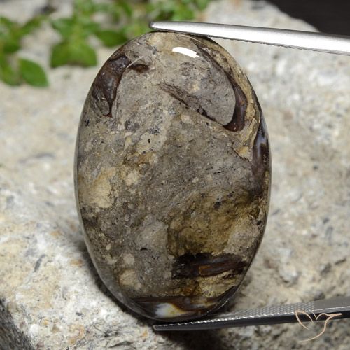 42.92ct Natural Multicolorido Jaspe, oval, Opaco