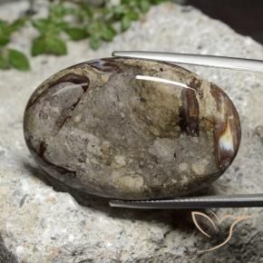 Jaspe Multicolorido Natural 42.92ct, oval, Opaco