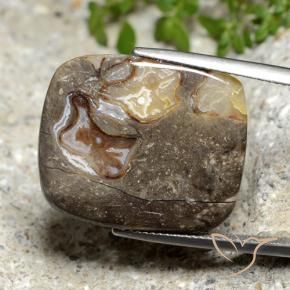 Jaspe Multicolorido Natural 19.87ct, Almofada, Opaco