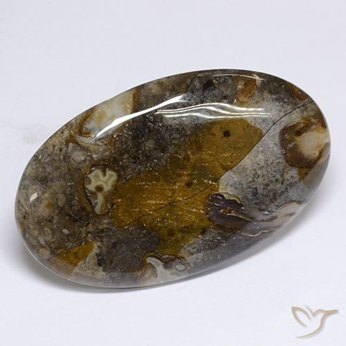 Jaspe Multicolorido Natural 48.91ct, oval, Opaco
