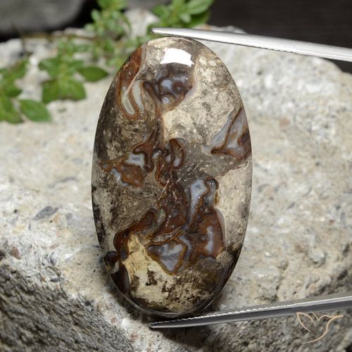 46.44ct Natural Multicolorido Jaspe, oval, Opaco