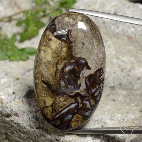 40.84ct Natural Multicolorido Jaspe, oval, Opaco, Photo A