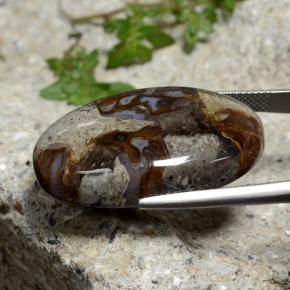 Jaspe Multicolorido Natural 39.19ct, Corte Oval, Opaco