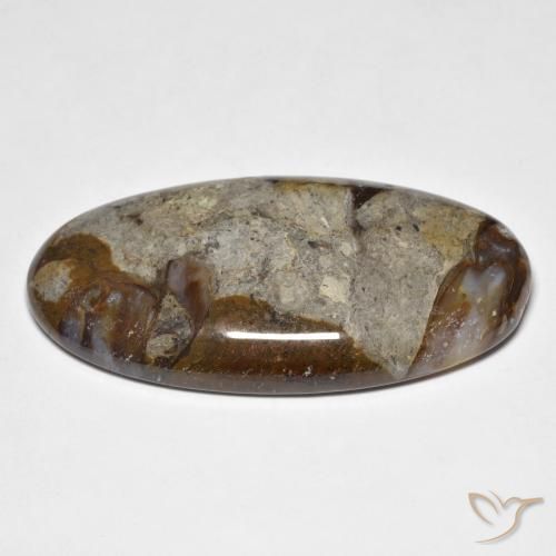 Jaspe Multicolorido Natural 47.35ct, oval, Opaco