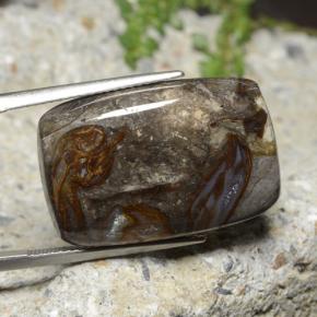 Jaspe Multicolorido Natural 25.44ct, Almofada cortada, Opaco