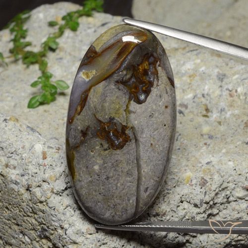 46.39ct Natural Multicolorido Jaspe, oval, Opaco