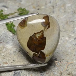 Jaspe Multicolorido Natural 22.24ct, Formato de pêra, Opaco