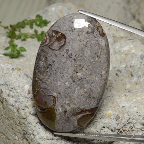 60.74ct Natural Multicolorido Jaspe, oval, Opaco