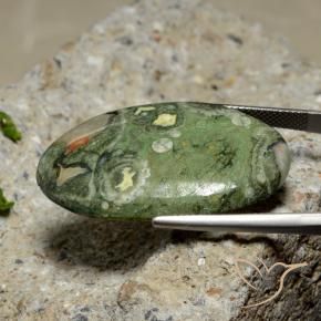 Jaspe Multicolorido Natural 27.42ct, oval, Opaco