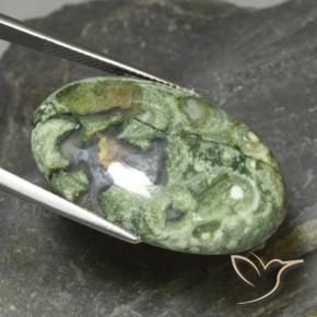 Jaspe Multicolorido Natural 30.57ct, oval, Opaco