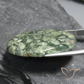 Jaspe Multicolorido Natural 38.32ct, oval, Opaco