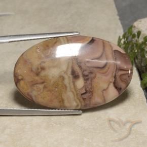 Jaspe Multicolorido Natural 24.61ct, oval, Opaco