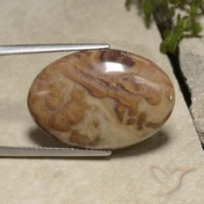 Jaspe Multicolorido Natural 15.35ct, oval, Opaco