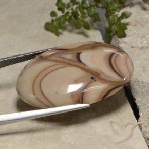 Jaspe Multicolorido Natural 26.81ct, oval, Opaco