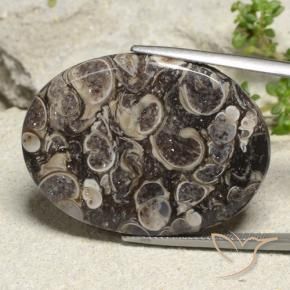 Jaspe Multicolorido Natural 36.83ct, oval, Opaco