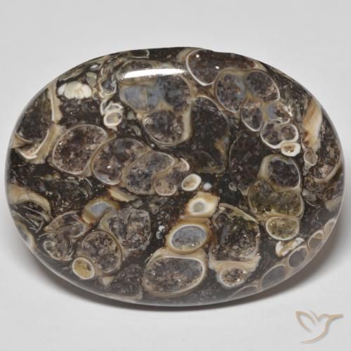 52.92ct Natural Multicolorido Jaspe, oval, Opaco