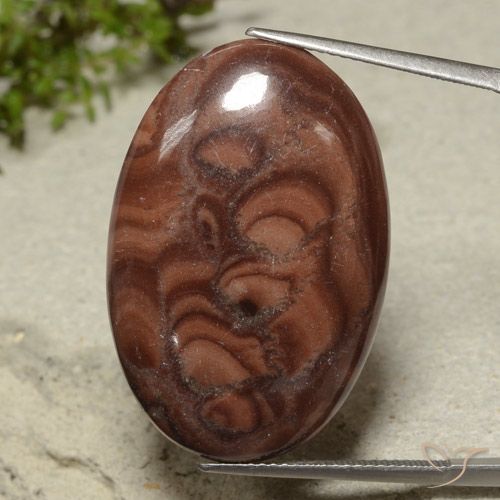 26.85ct Natural Multicolorido Jaspe, oval, Opaco