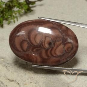 Jaspe Multicolorido Natural 26.85ct, oval, Opaco