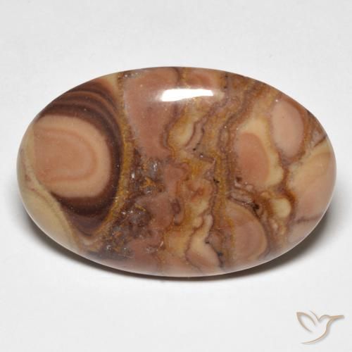 23.08ct Natural Multicolorido Jaspe, oval, Opaco