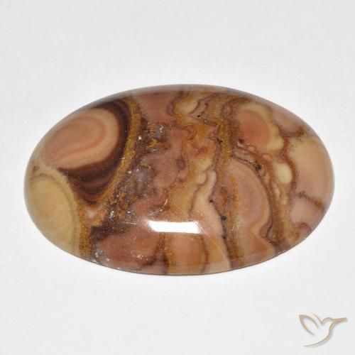 Jaspe Multicolorido Natural 23.08ct, oval, Opaco