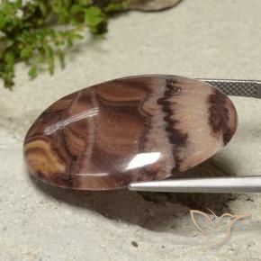 Jaspe Multicolorido Natural 26.28ct, oval, Opaco