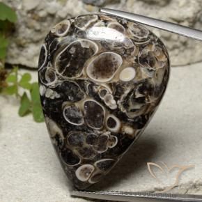 Jaspe Multicolorido Natural 39.20ct, Formato de pêra, Opaco