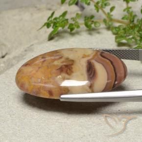 Jaspe Multicolorido Natural 23.49ct, oval, Opaco