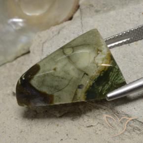 Jaspe Multicolorido Natural 17.87ct, Trilhão, Opaco
