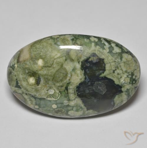 33.43ct Natural Multicolorido Jaspe, oval, Opaco