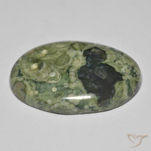 Jaspe Multicolorido Natural 33.43ct, oval, Opaco