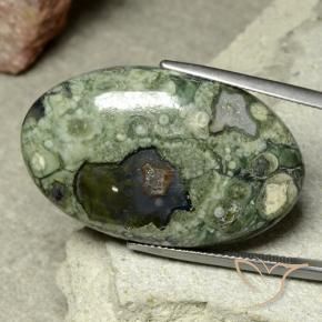 Jaspe Multicolorido Natural 31.92ct, oval, Opaco