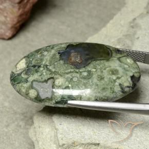 Jaspe Multicolorido Natural 31.92ct, oval, Opaco