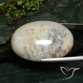 Jaspe Multicolorido Natural 46.37ct, oval, Opaco
