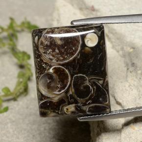 Jaspe multicolorido natural 16,47ct, baguete, opaco