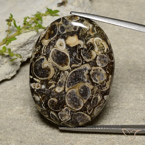 40.36ct Natural Multicolorido Jaspe, oval, Opaco
