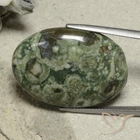 Jaspe Multicolorido Natural 27.91ct, oval, Opaco