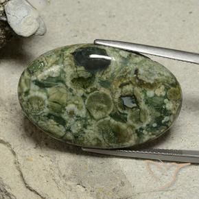 Jaspe Multicolorido Natural 29.11ct, oval, Opaco