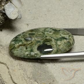 Jaspe Multicolorido Natural 29.11ct, oval, Opaco