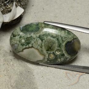 Jaspe Multicolorido Natural 25.95ct, oval, Opaco