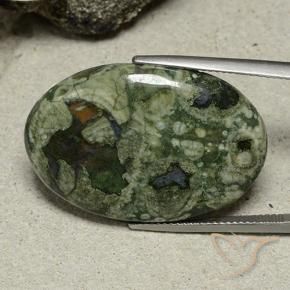 Jaspe Multicolorido Natural 26.08ct, oval, Opaco