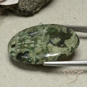 Jaspe Multicolorido Natural 26.08ct, oval, Opaco