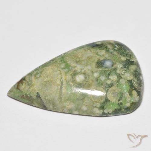 Jaspe Multicolorido Natural 15.75ct, Formato de pêra, Opaco