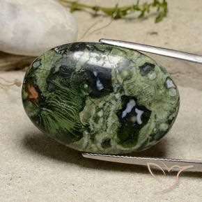 Jaspe Multicolorido Natural 32.16ct, oval, Opaco