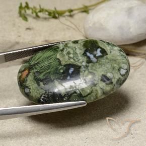 Jaspe Multicolorido Natural 32.16ct, oval, Opaco