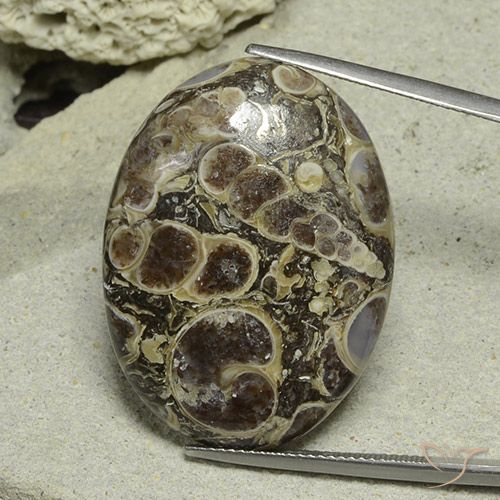 40.61ct Natural Multicolorido Jaspe, oval, Opaco